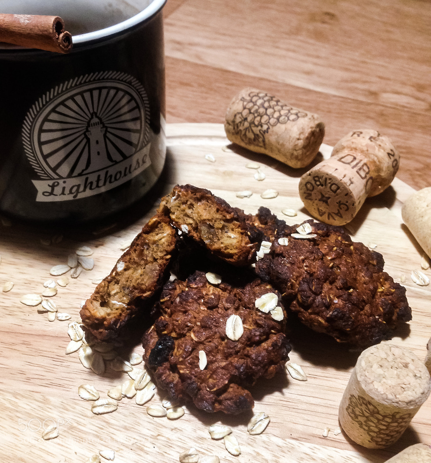 Apple iPhone 5 sample photo. Healthy oatmeal cookies photography