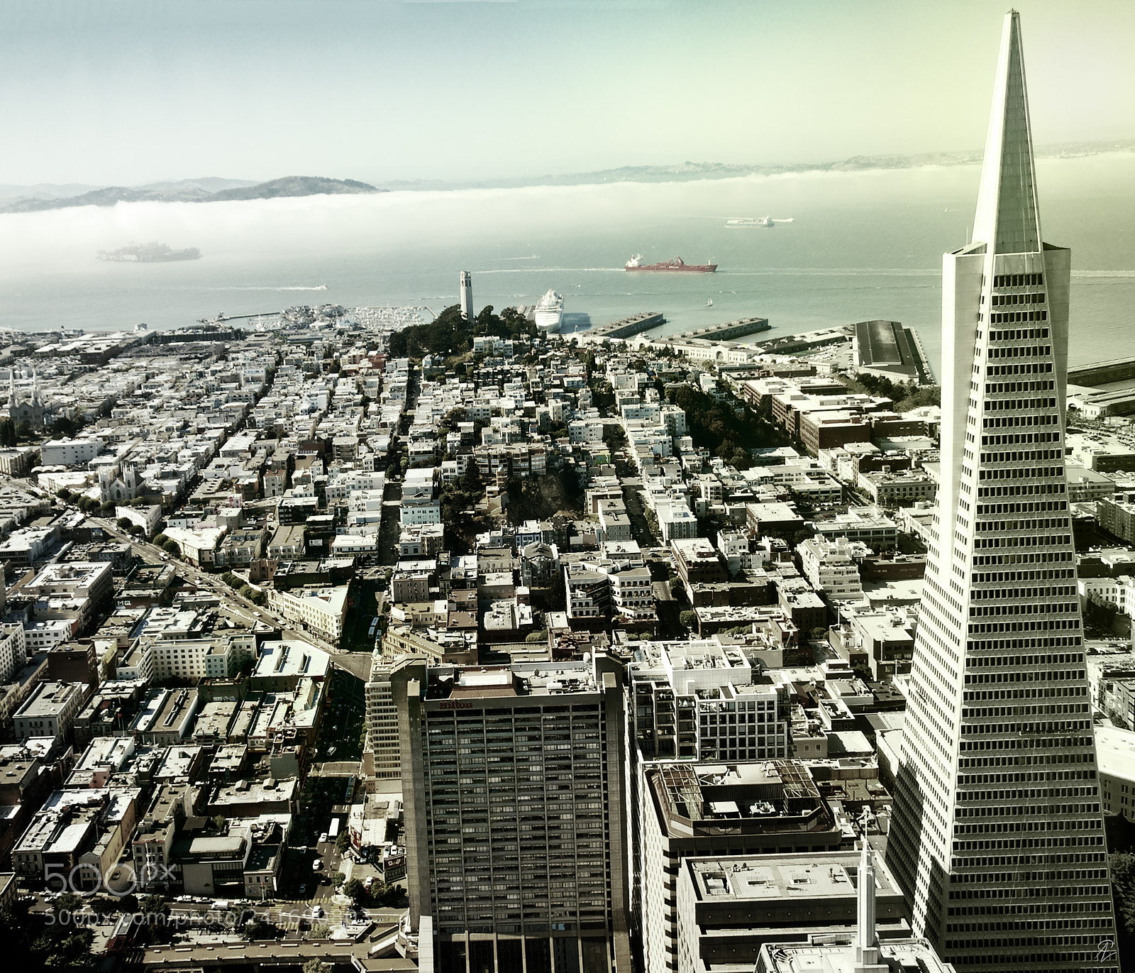 Nikon D200 sample photo. San fransisco's tanker photography