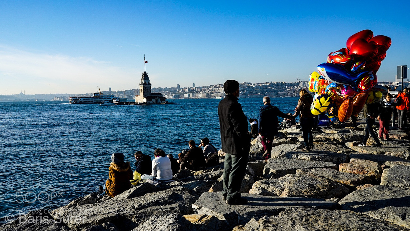 Sony a7 sample photo. Baloon seller photography