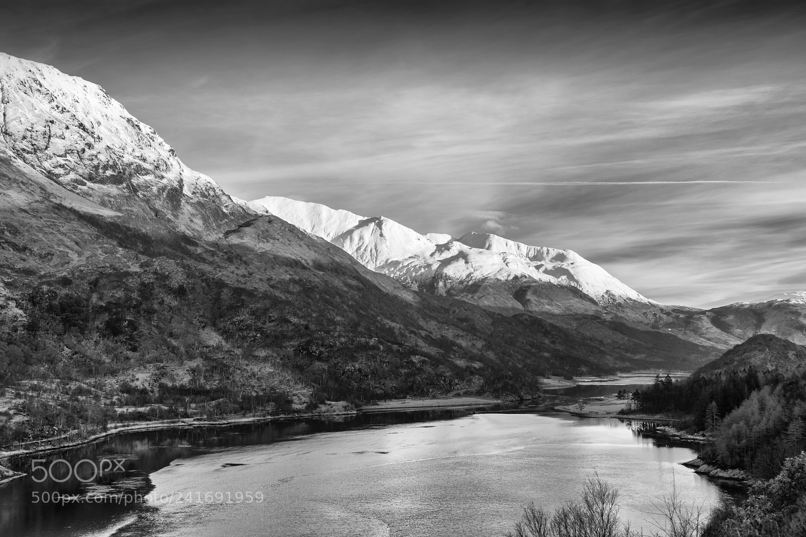 Nikon D7200 sample photo. Winter loch leven photography