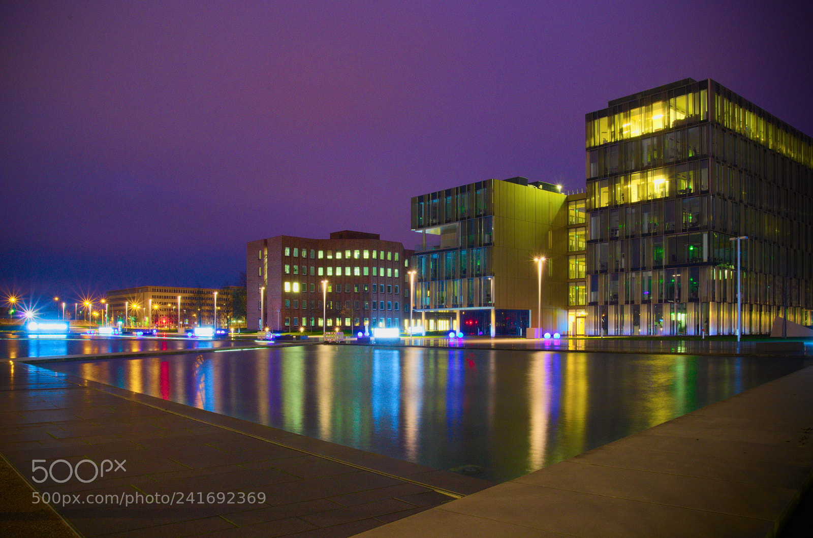 Pentax K-30 sample photo. Essen. blue hour photography
