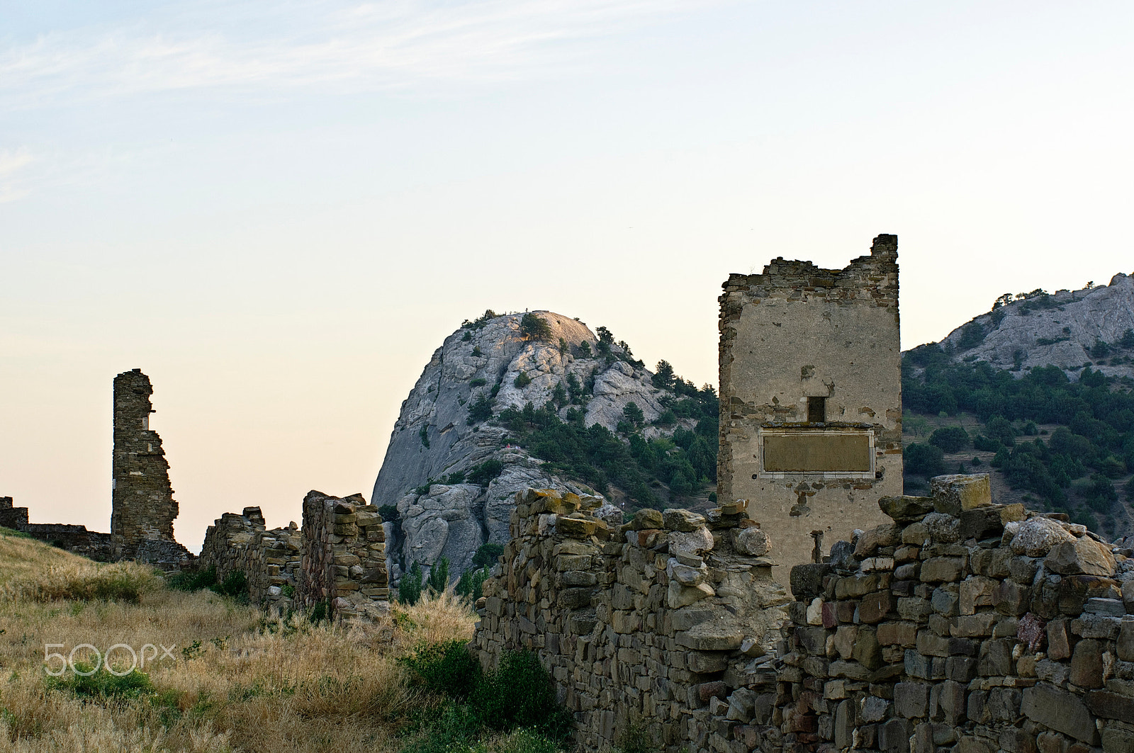 Pentax K-7 sample photo. Sudak fortress photography