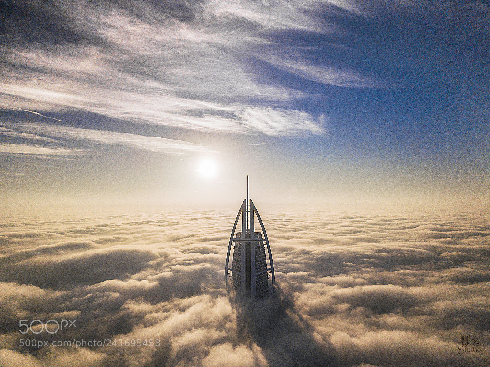 DJI FC220 sample photo. Dubai’s  visibility part 2 photography