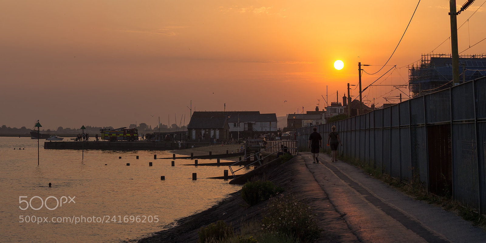 Pentax K-5 sample photo. Sunset at leigh-on-sea photography
