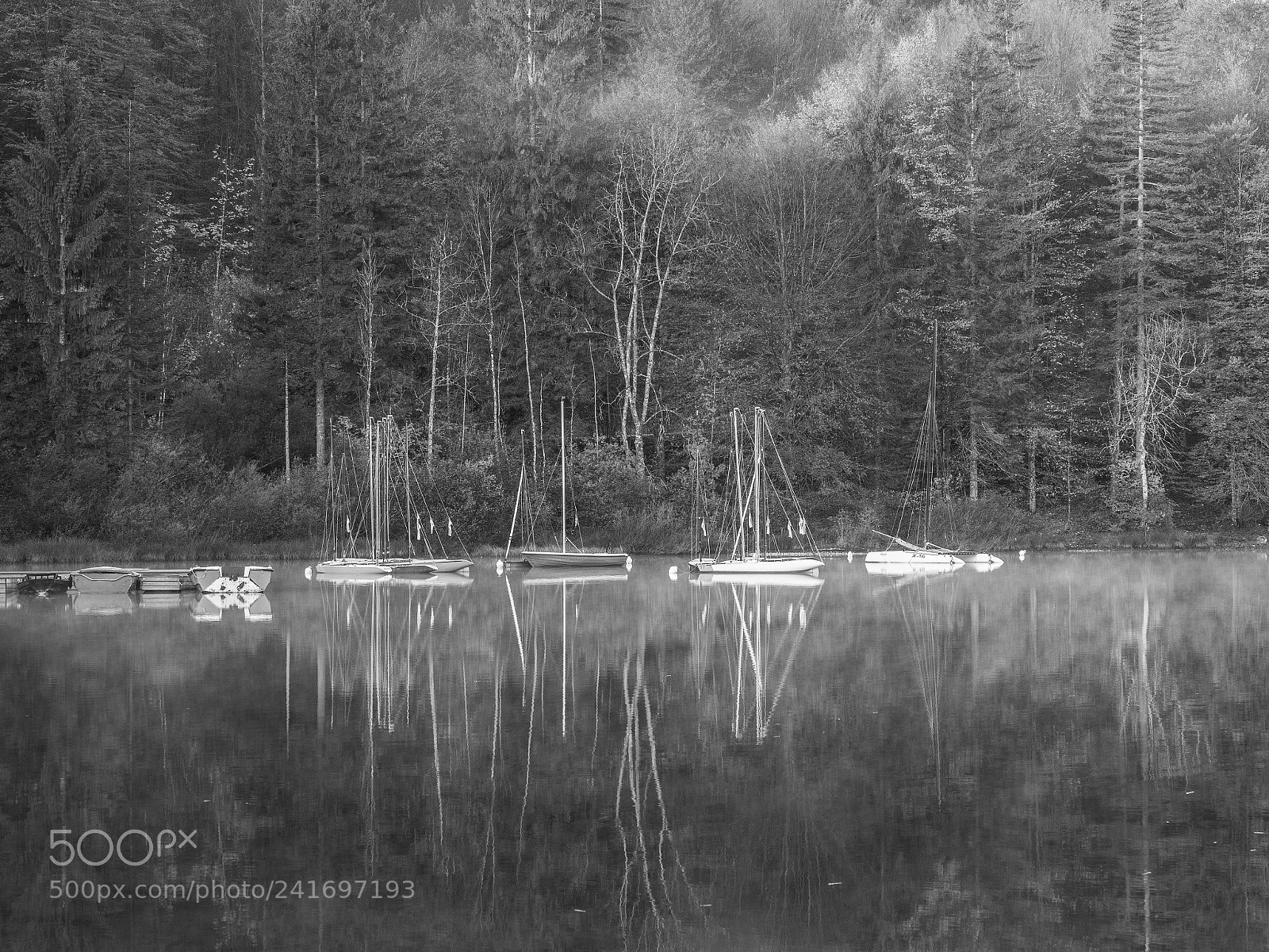 Olympus OM-D E-M5 II sample photo. Boats in the mirror photography