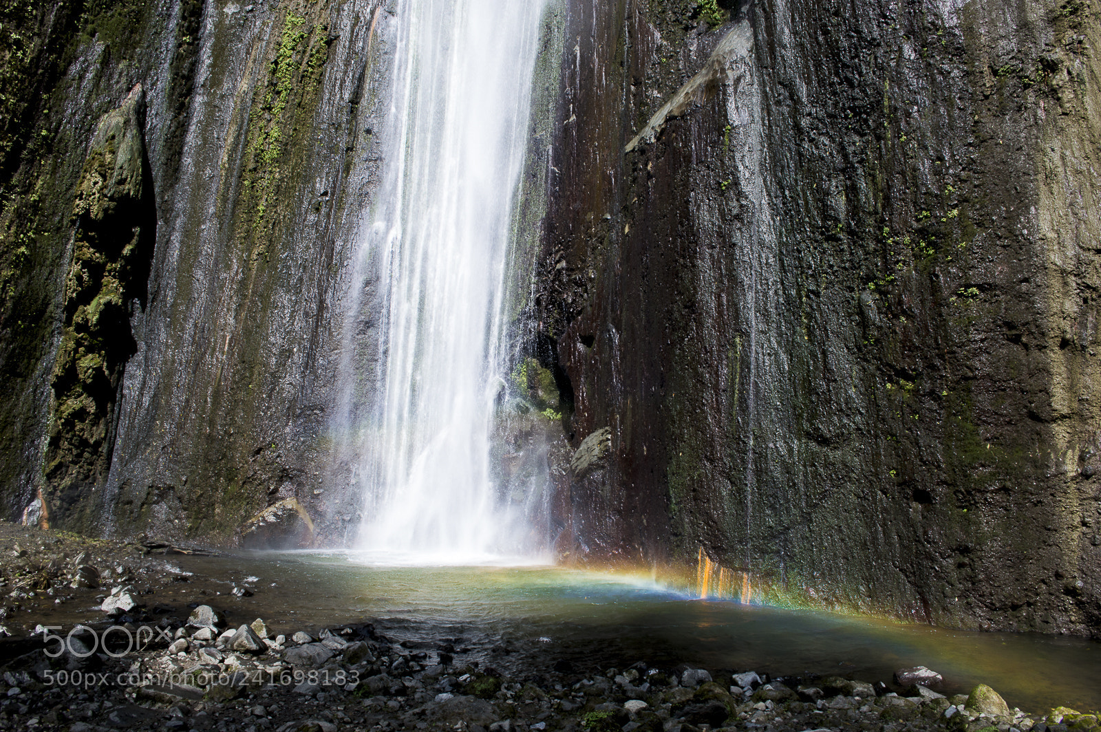 Nikon D3200 sample photo. Rainbow on the waterfall photography