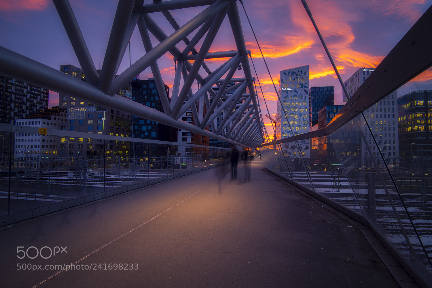 Pentax K-1 sample photo. Akrobaten pedestrian bridge photography