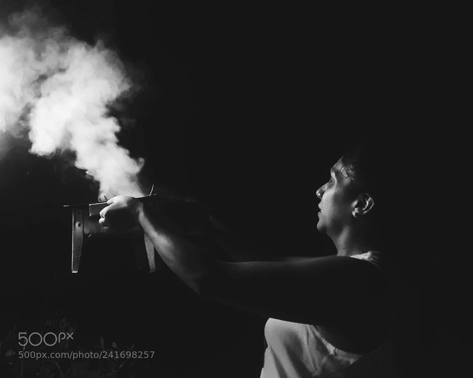 Samsung Galaxy S6 sample photo. Smoke woman chaman photography