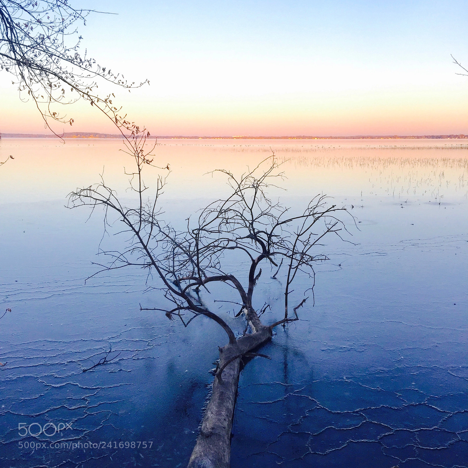 Apple iPhone 6 Plus sample photo. Freezing lake mendota photography
