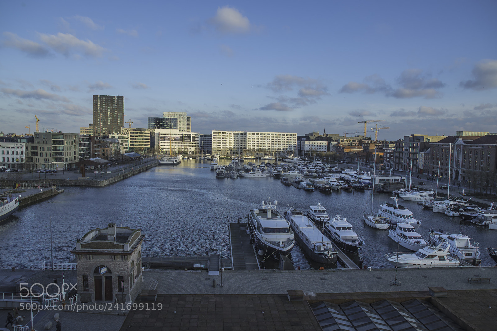 Nikon D500 sample photo. Antwerpen skyline photography