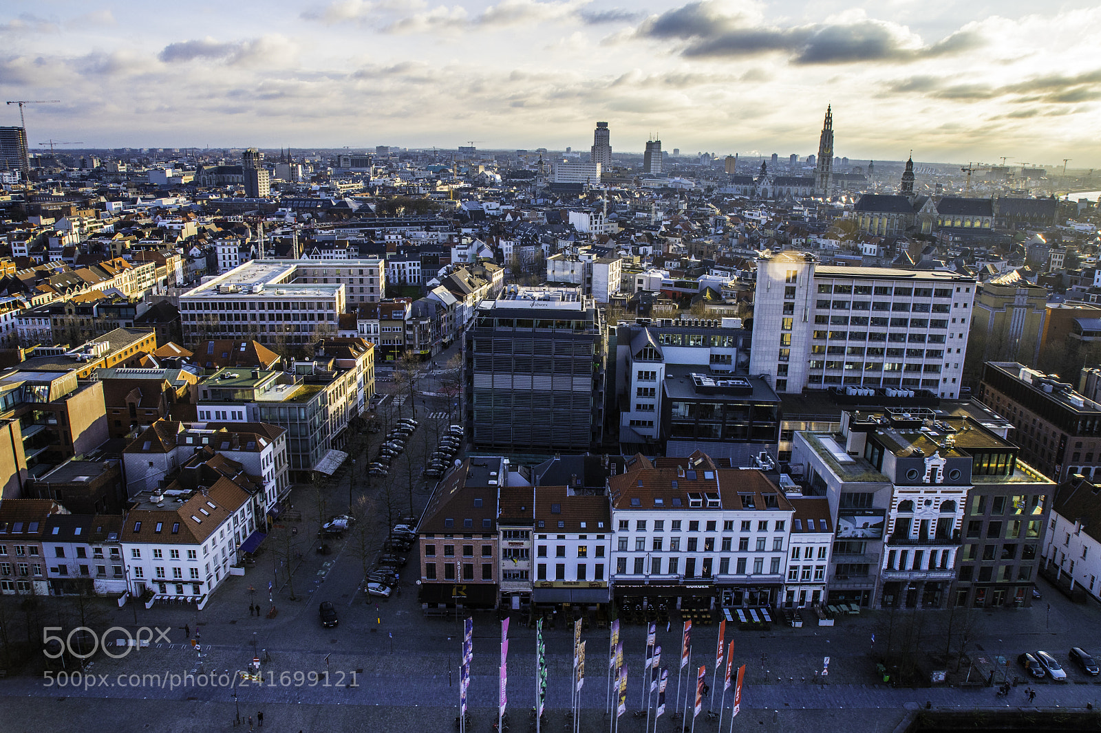 Nikon D500 sample photo. Antwerpen skyline photography