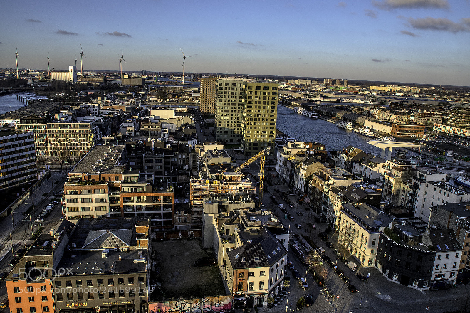 Nikon D500 sample photo. Antwerpen skyline photography
