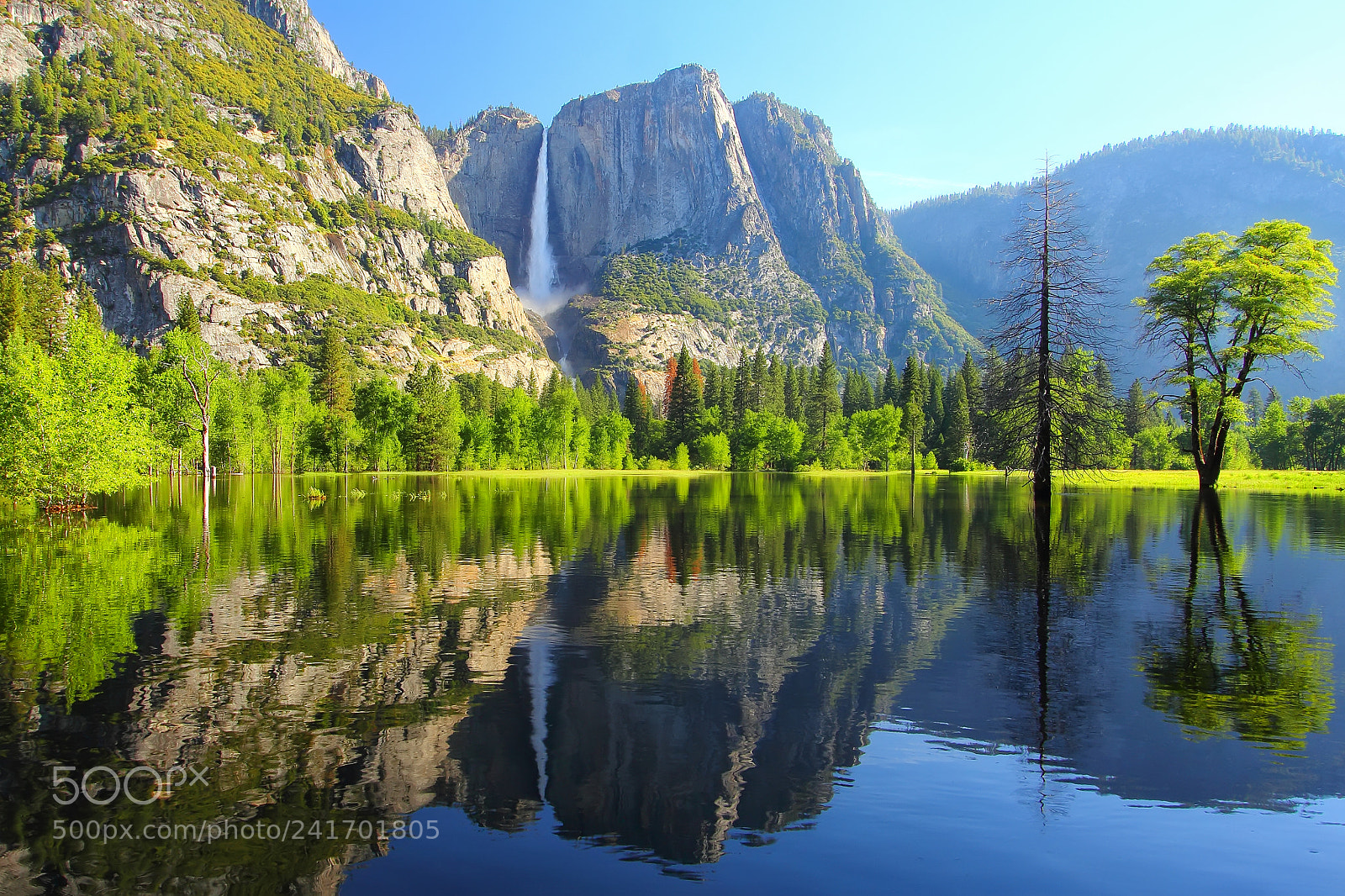 Canon EOS 60D sample photo. Morning in yosemite falls photography
