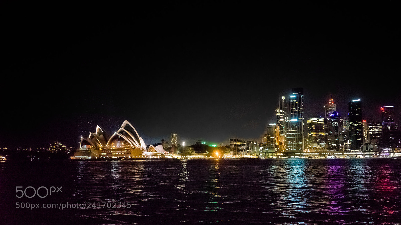 Sony a7 II sample photo. Sydney by night photography
