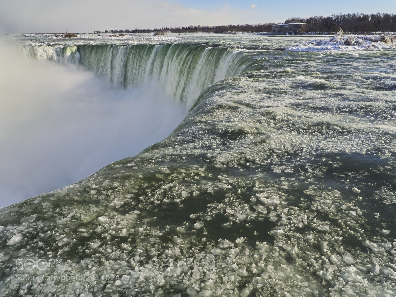 Panasonic Lumix DMC-GX8 sample photo. Niagara falls, (nearly) frozen photography