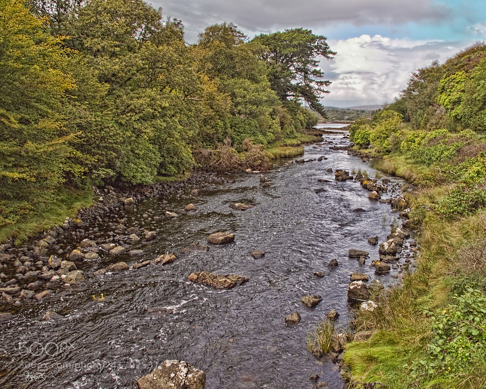 Pentax K-x sample photo. View from bridge photography