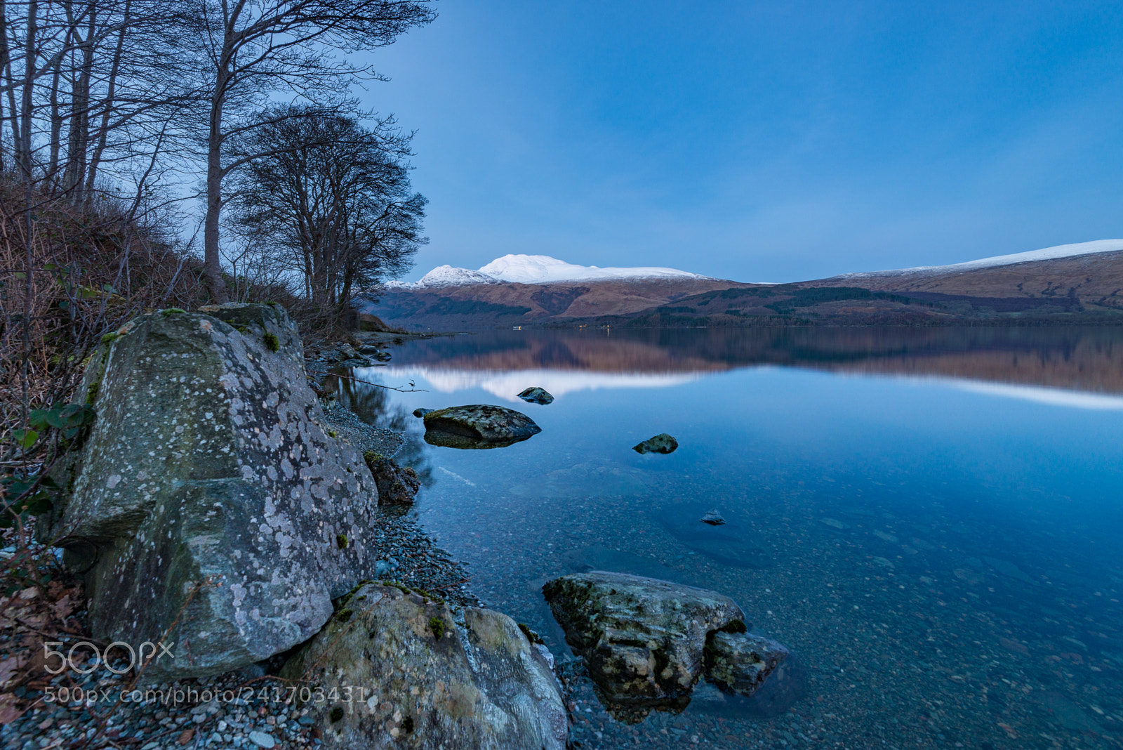 Nikon D800 sample photo. After sunset, ben lomond photography