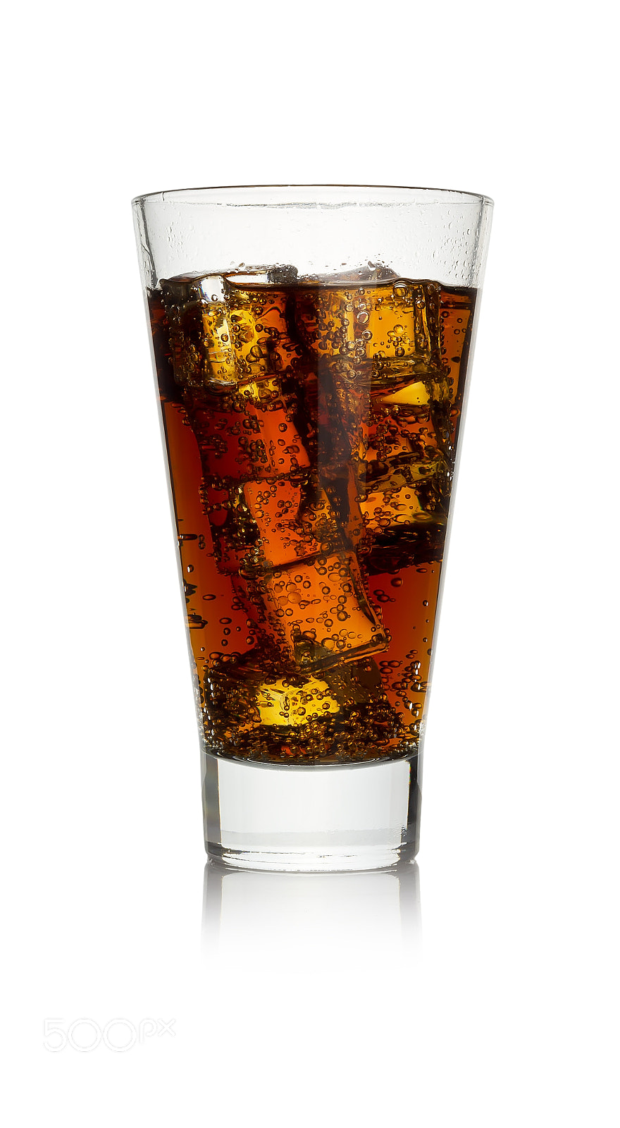Canon EOS 1200D (EOS Rebel T5 / EOS Kiss X70 / EOS Hi) sample photo. Cold cola with ice photography