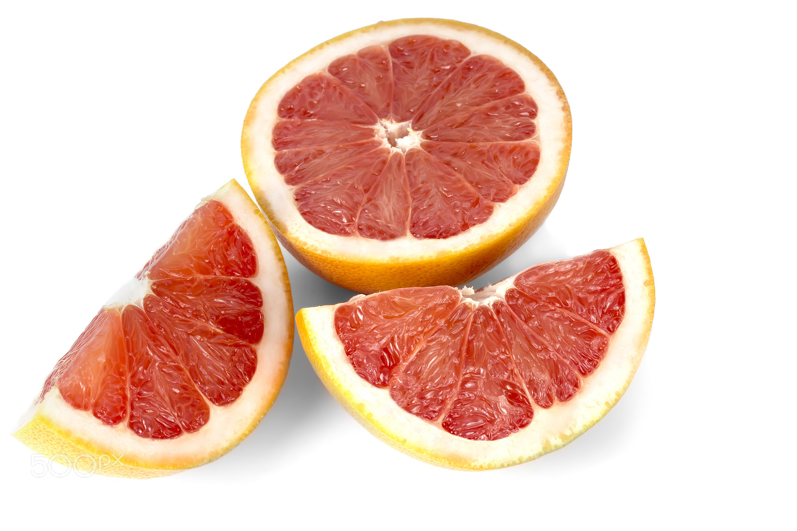 Canon EOS 1200D (EOS Rebel T5 / EOS Kiss X70 / EOS Hi) sample photo. Cut slices of grapefruit photography