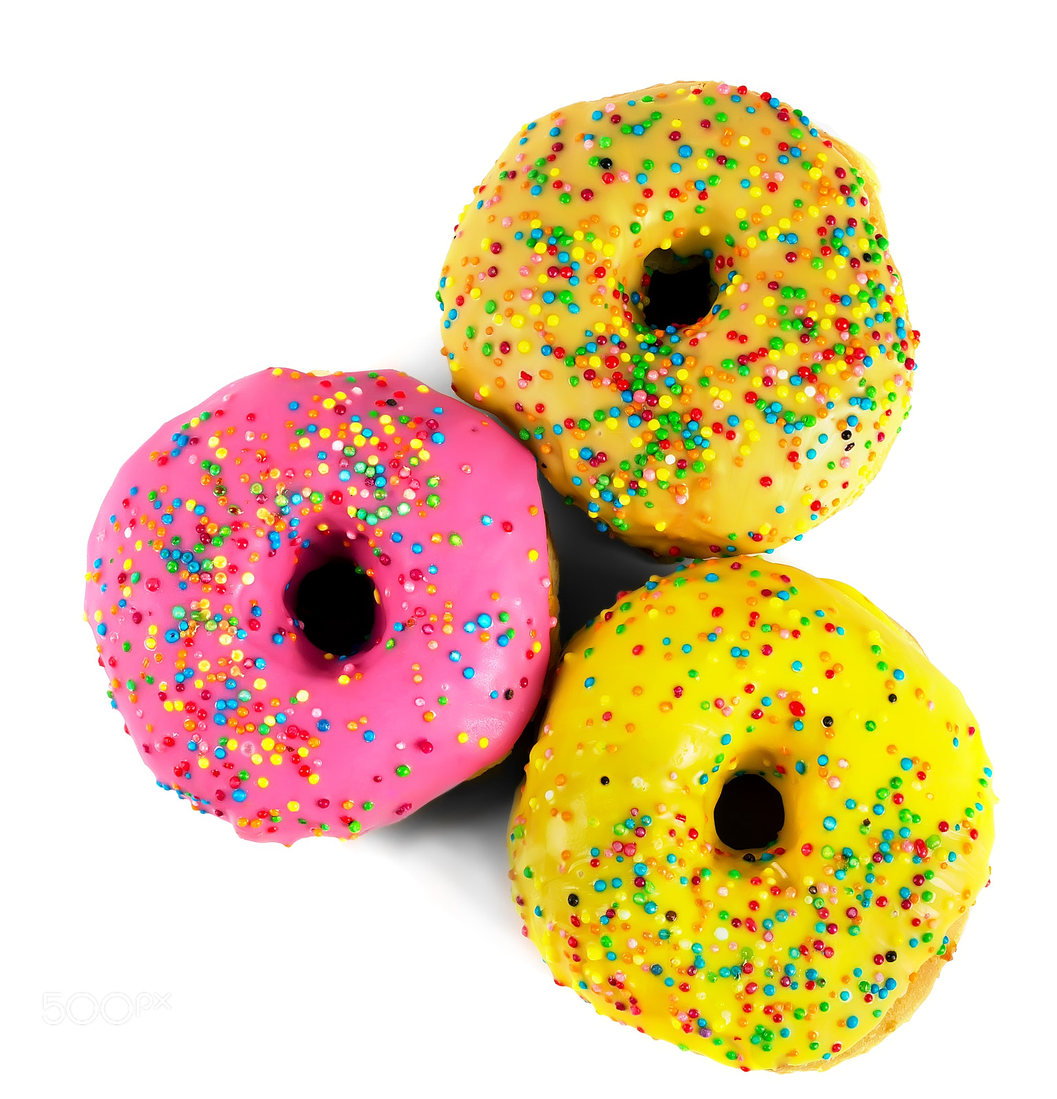 Canon EOS 1200D (EOS Rebel T5 / EOS Kiss X70 / EOS Hi) sample photo. Donut with colorful icing photography