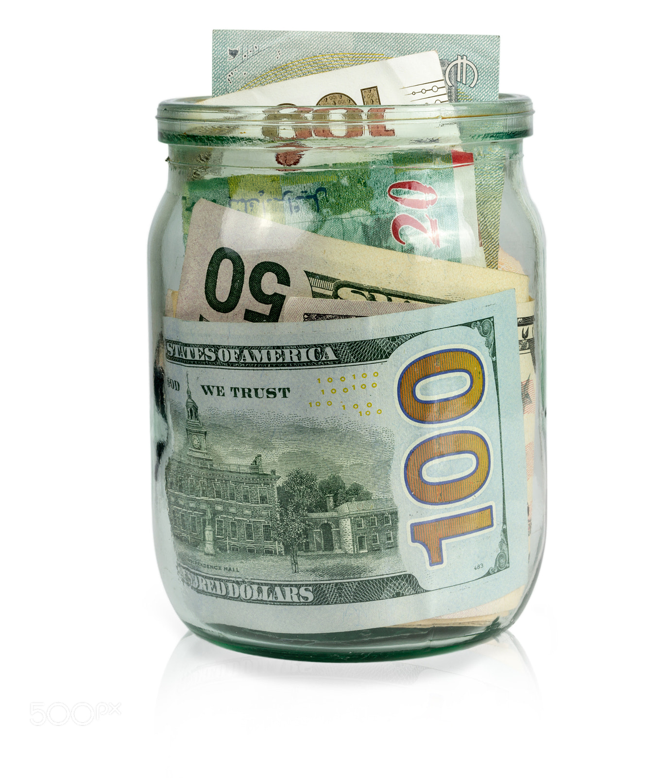 Canon EOS 1200D (EOS Rebel T5 / EOS Kiss X70 / EOS Hi) sample photo. Glass jar with money photography