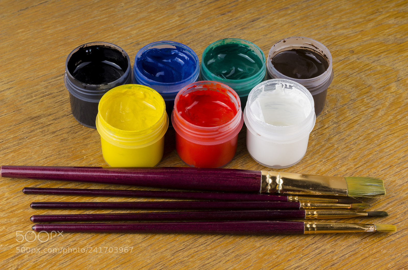 Canon EOS 1200D (EOS Rebel T5 / EOS Kiss X70 / EOS Hi) sample photo. Paints and brushes photography