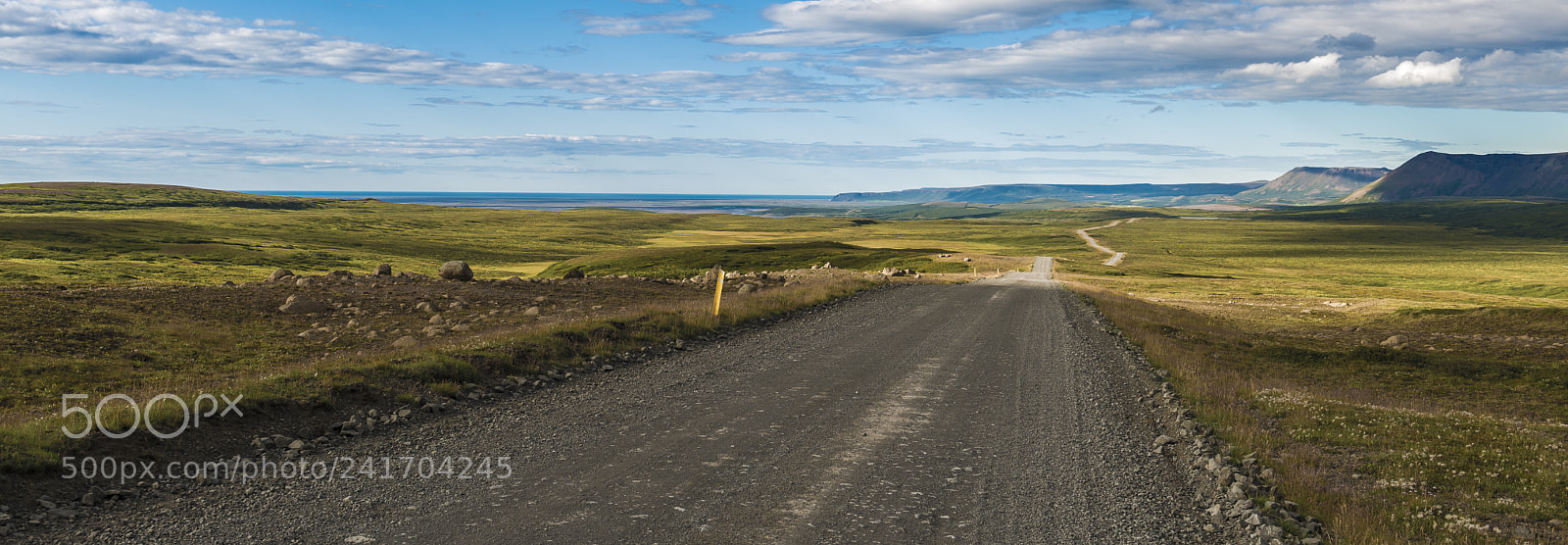 Nikon D800 sample photo. Icelandic gravel road photography