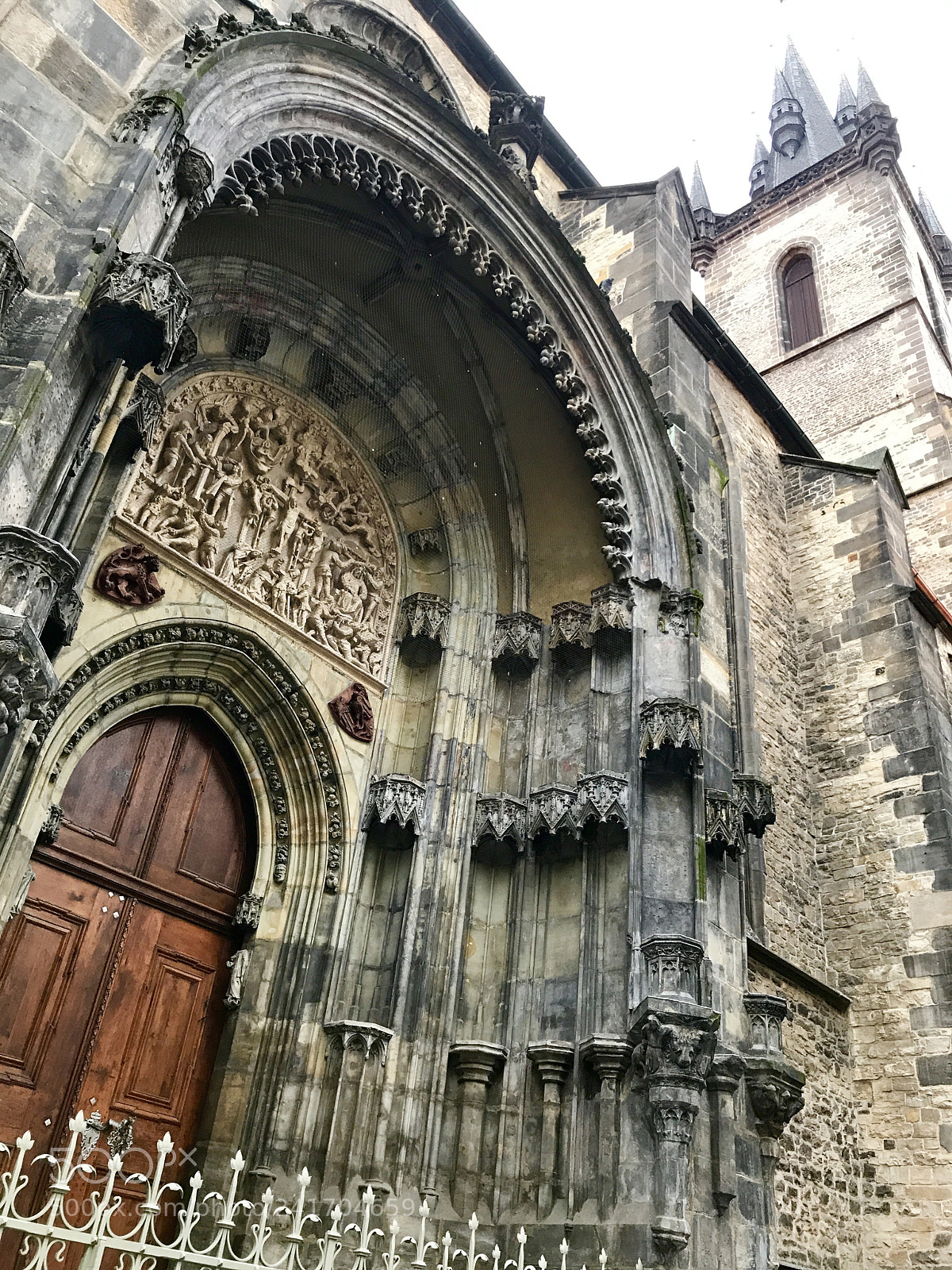 Apple iPhone 7 Plus sample photo. Main porch tyn church photography