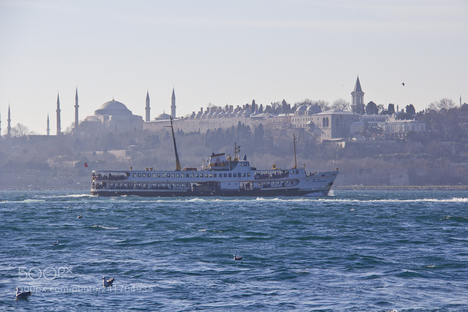 Canon EOS 60D sample photo. Ferry in bosphorus photography