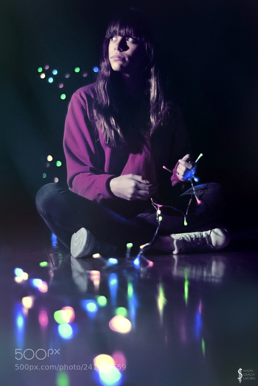 Nikon D3000 sample photo. Bokeh night photography