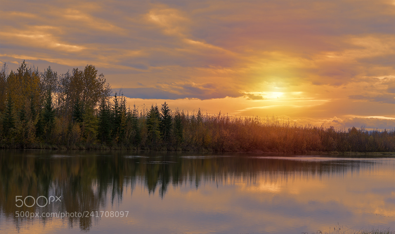 Pentax K-3 sample photo. Sunset at alaska photography