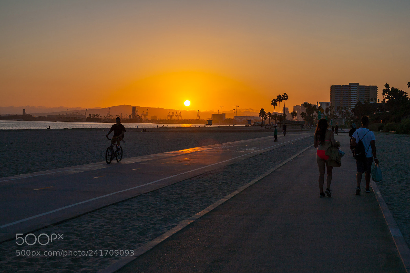 Canon EOS 5D sample photo. Long beach sunset photography