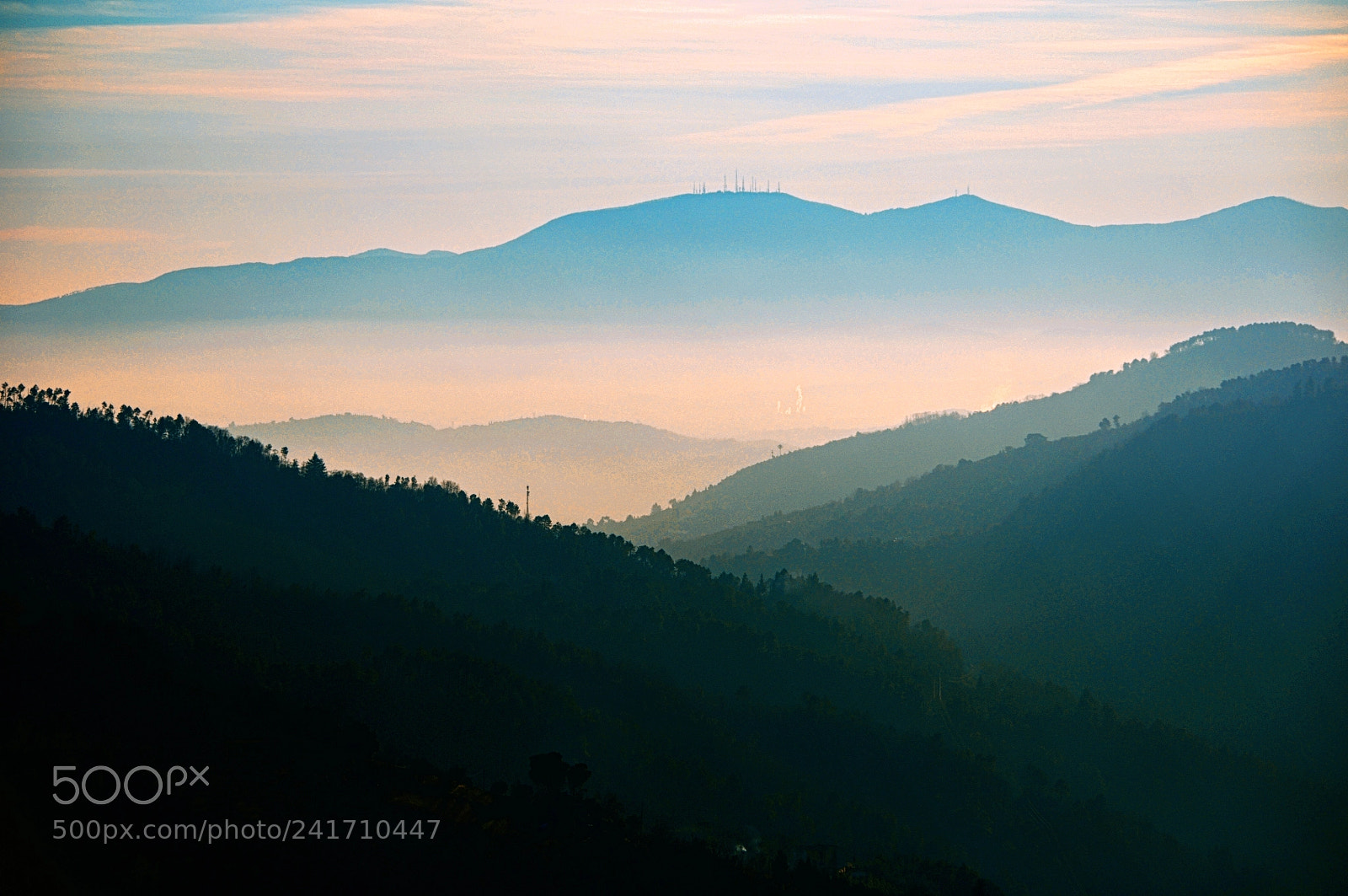Nikon D90 sample photo. Misty evening in vellano photography