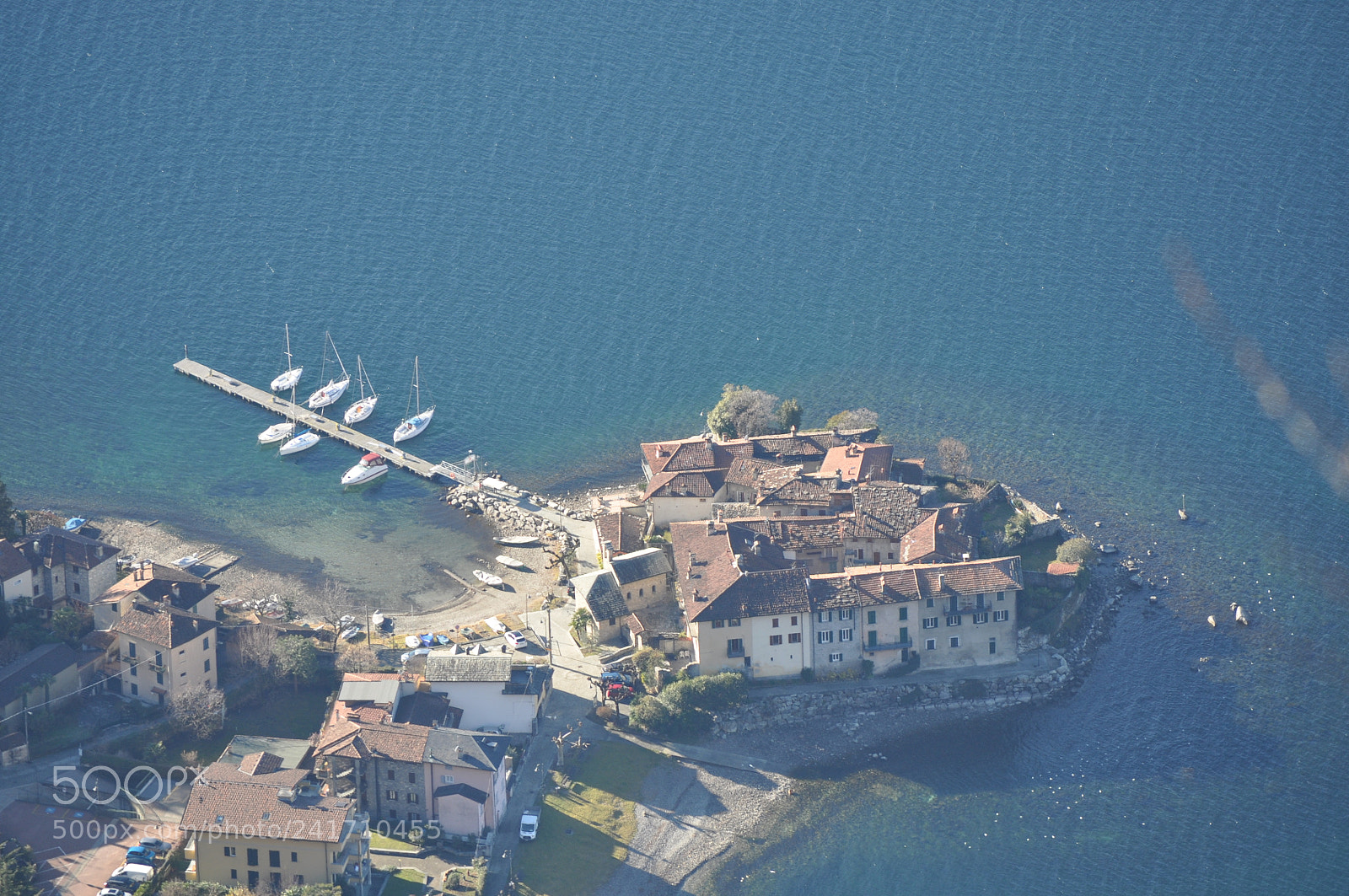 Nikon D5000 sample photo. Lierna castle - lake photography