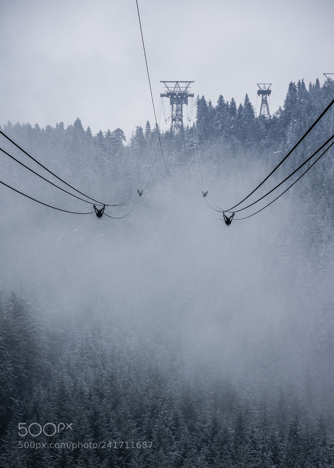 Nikon D7200 sample photo. Misty lift photography