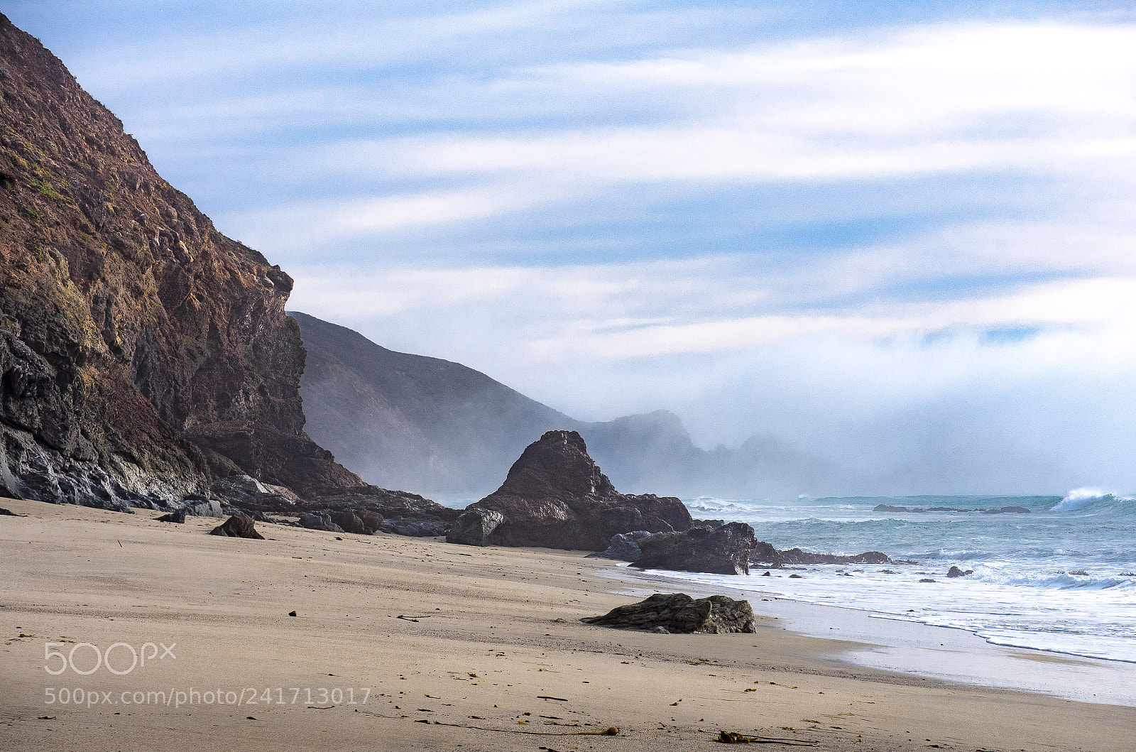 Panasonic Lumix DMC-GH4 sample photo. Misty beach photography