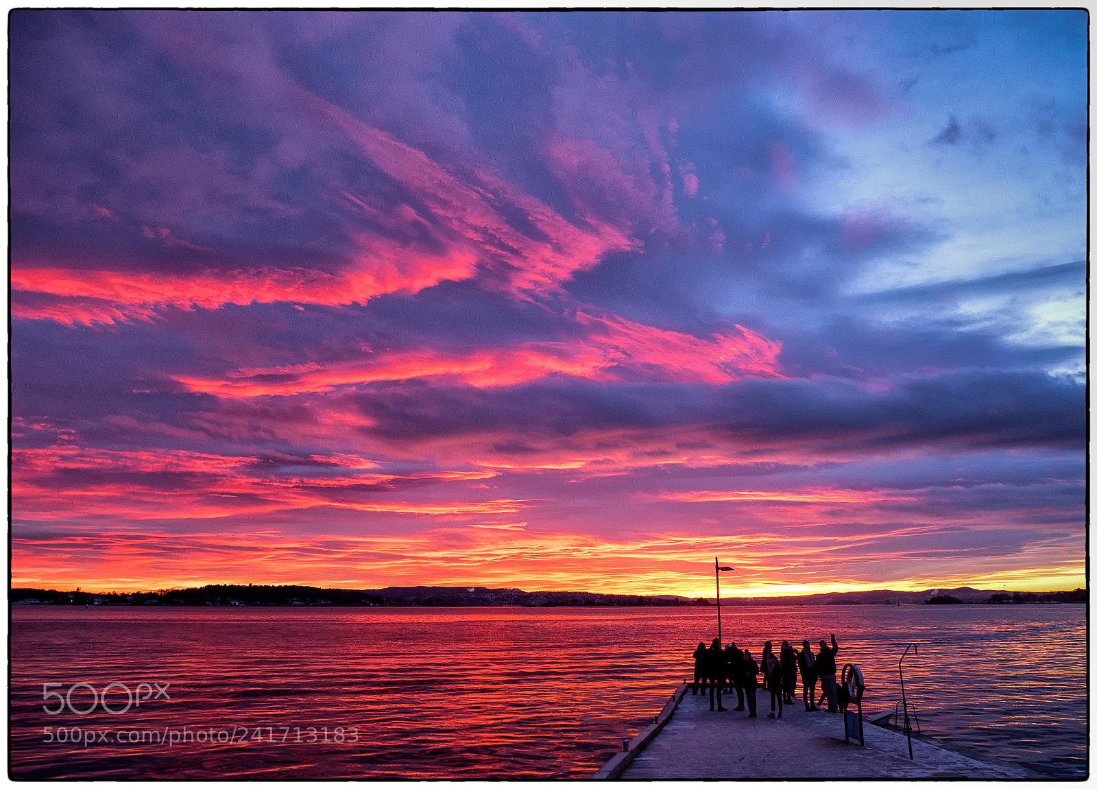 Olympus OM-D E-M1 Mark II sample photo. Sunset in oslo photography