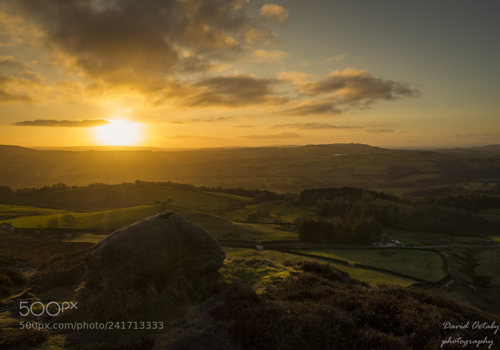 Olympus OM-D E-M10 II sample photo. Sun setting from beamsley photography