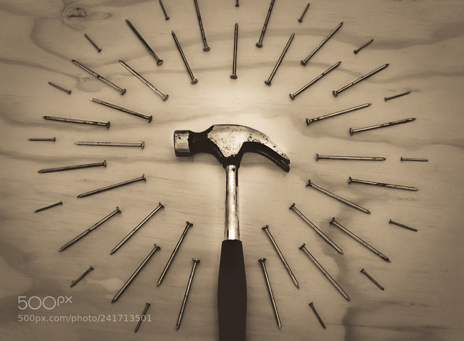 Canon EOS 1200D (EOS Rebel T5 / EOS Kiss X70 / EOS Hi) sample photo. Hammer and nails on photography