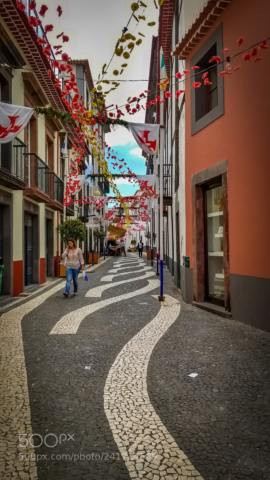 Samsung Galaxy S8 sample photo. Street in funchal photography