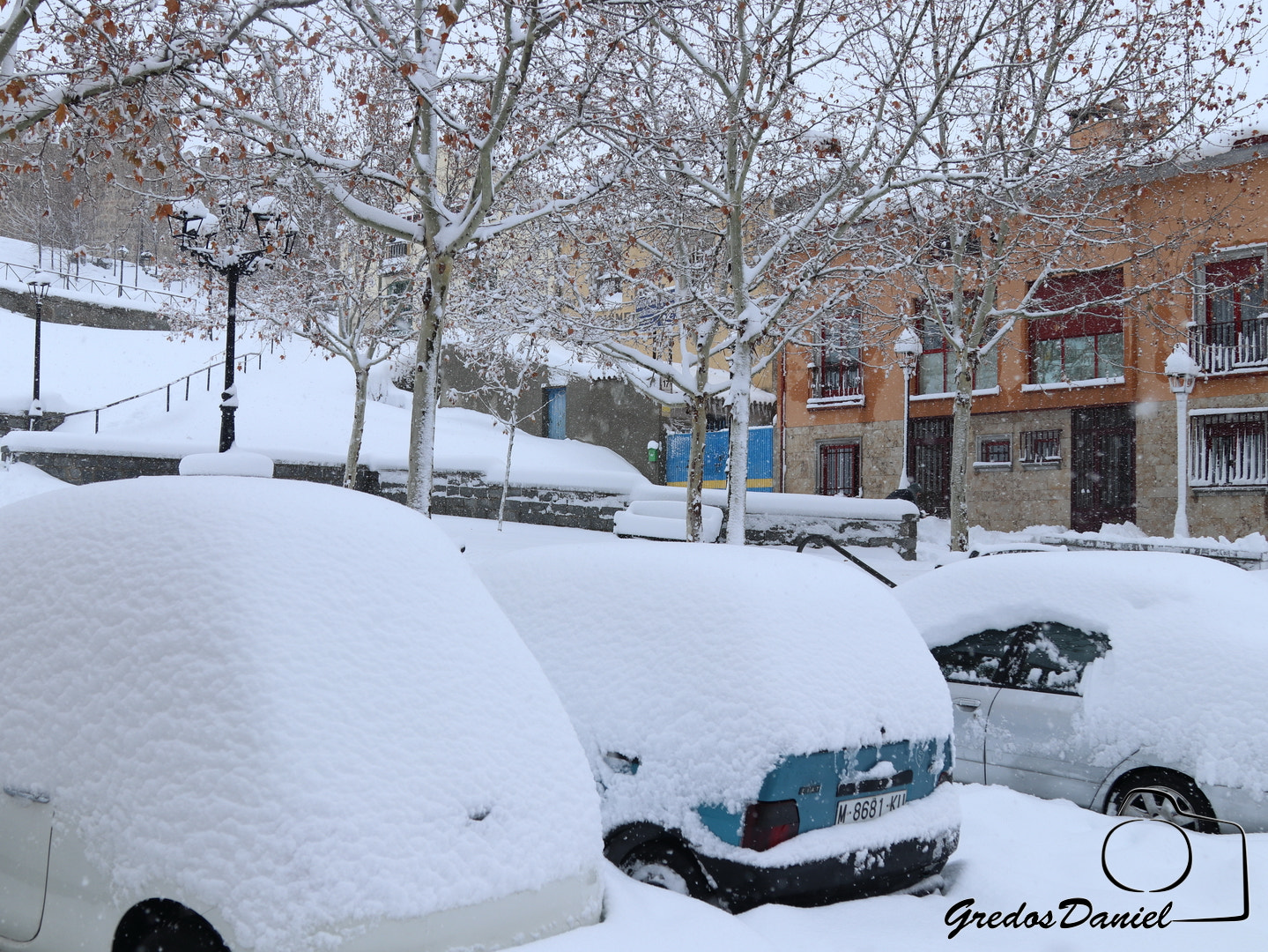 Canon EOS 80D + Canon EF 24-105mm F4L IS USM sample photo. Temopral de nieve en Ávila, enero de 2018 photography