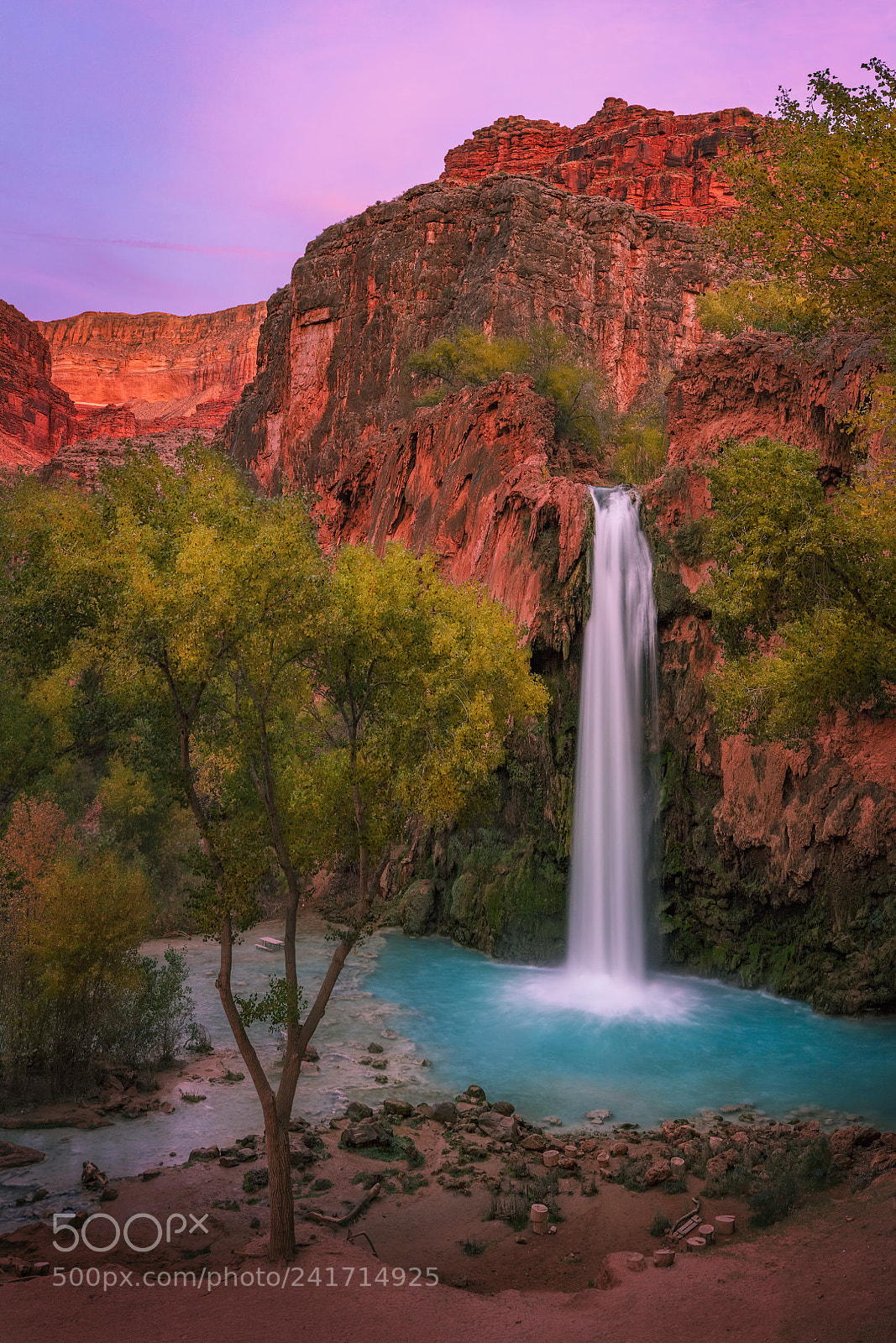 Canon EOS 5DS sample photo. Sunset at havasu falls photography