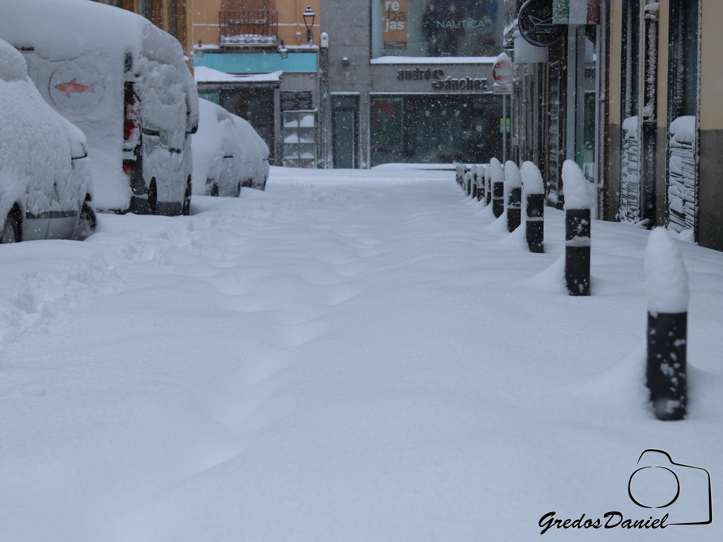 Canon EOS 80D + Canon EF 24-105mm F4L IS USM sample photo. Temopral de nieve en Ávila, enero de 2018 photography