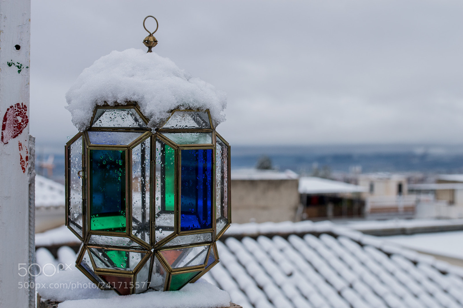 Nikon D3200 sample photo. Colorful lamp photography