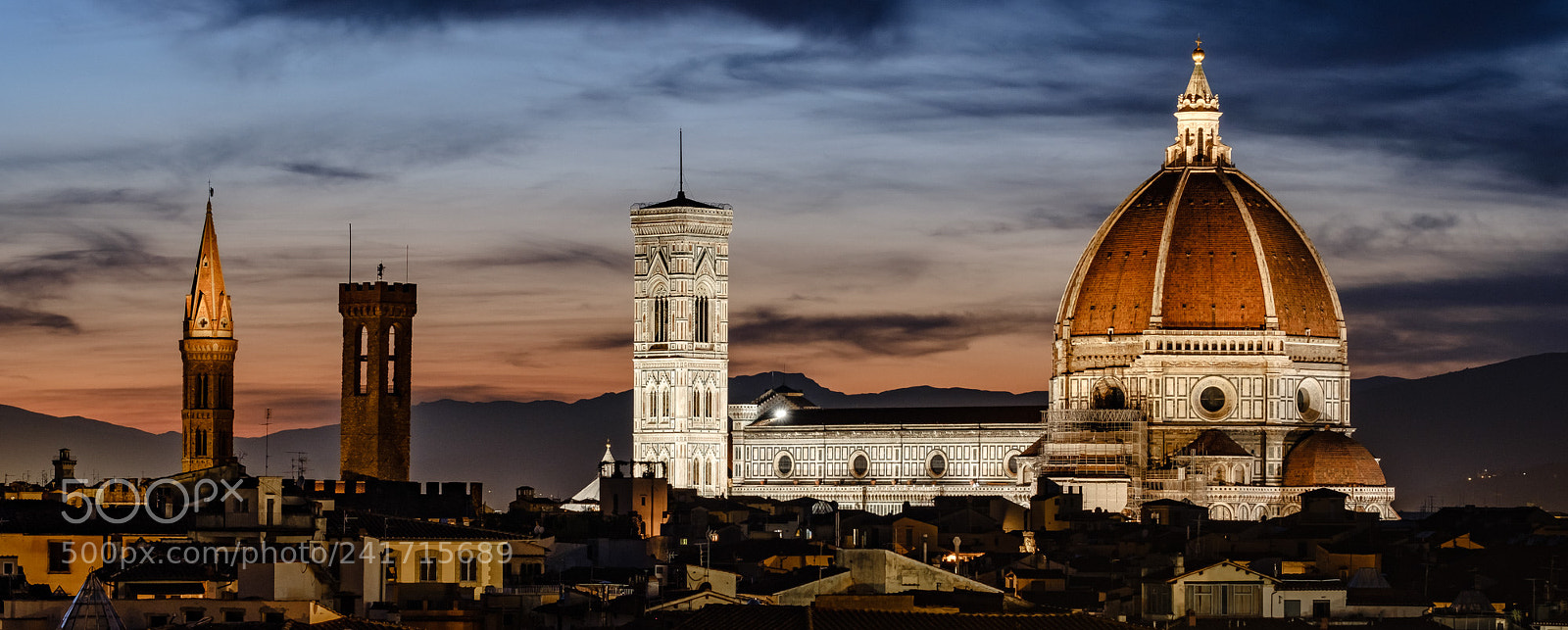 Fujifilm X-T2 sample photo. Florenz bei nacht photography