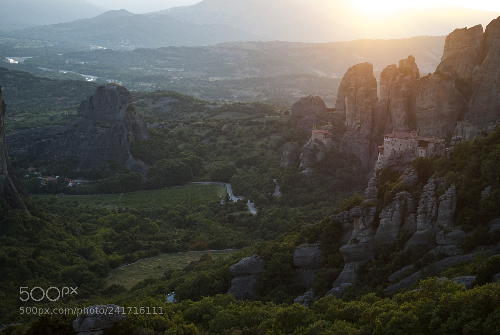 Nikon D60 sample photo. Meteora photography