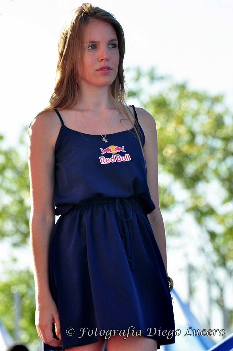 Nikon D90 sample photo. Red bull woman photography