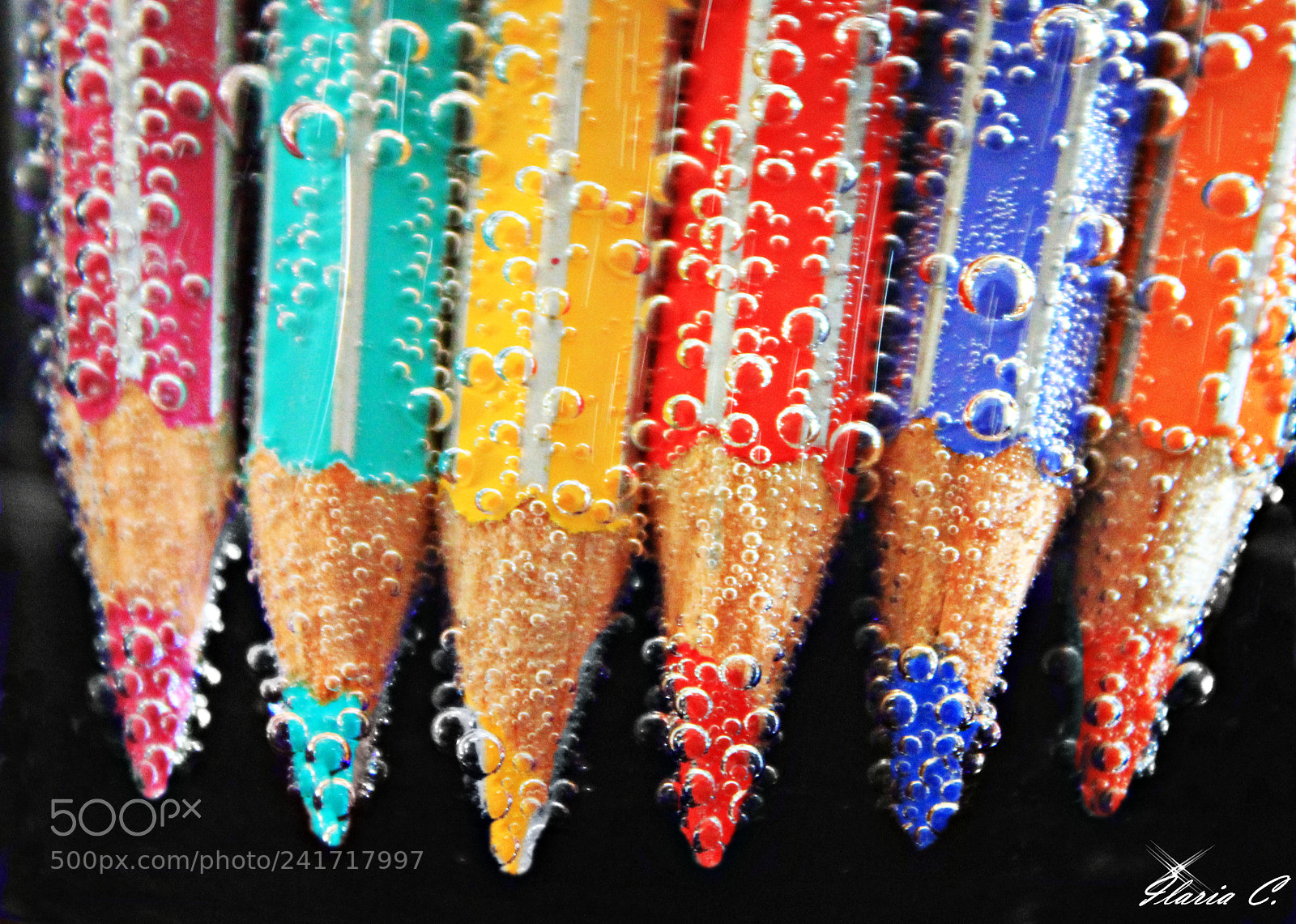 Canon EOS 550D (EOS Rebel T2i / EOS Kiss X4) sample photo. Colours and drops photography