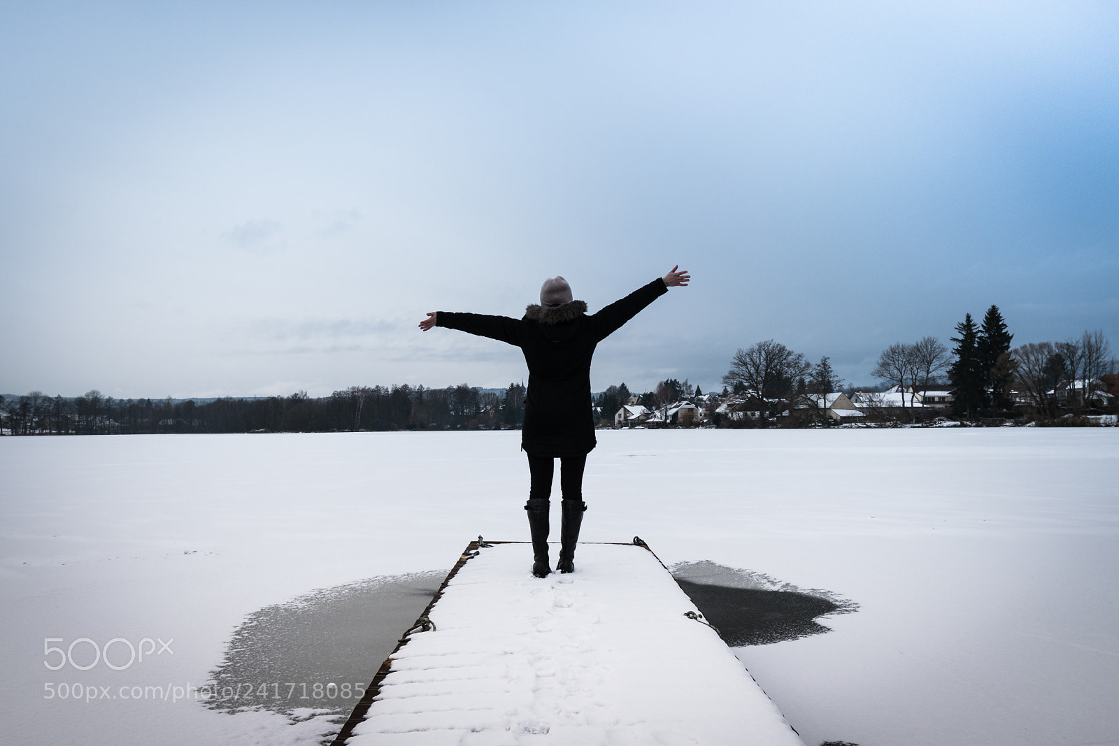 Nikon D5500 sample photo. Freedom over the lake photography