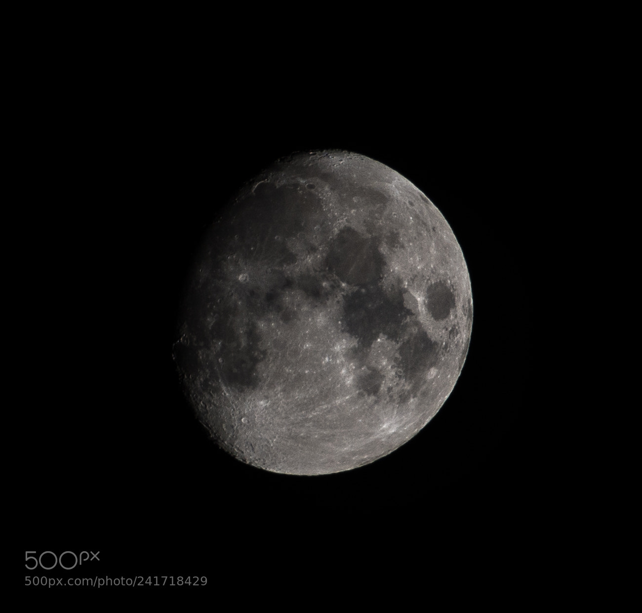 Nikon D7100 sample photo. The moon photography